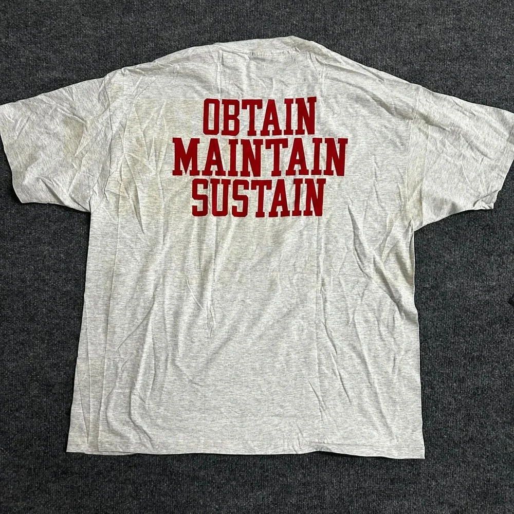 Champion T-Shirt Mens XXL Gray Property Of Bradley Basketball Vintage - Picture 12 of 15
